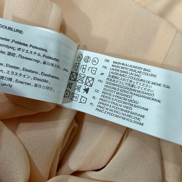 NWT STStudio Structured Jersey Dress 3/4 Sleeve Beige Pencil Knee Length Size XS - Picture 7 of 11